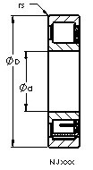 Bearing NJ207 E AST